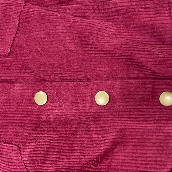 Pink Lily Women’s size small mini skirt red corduroy - Picture 2 of 5